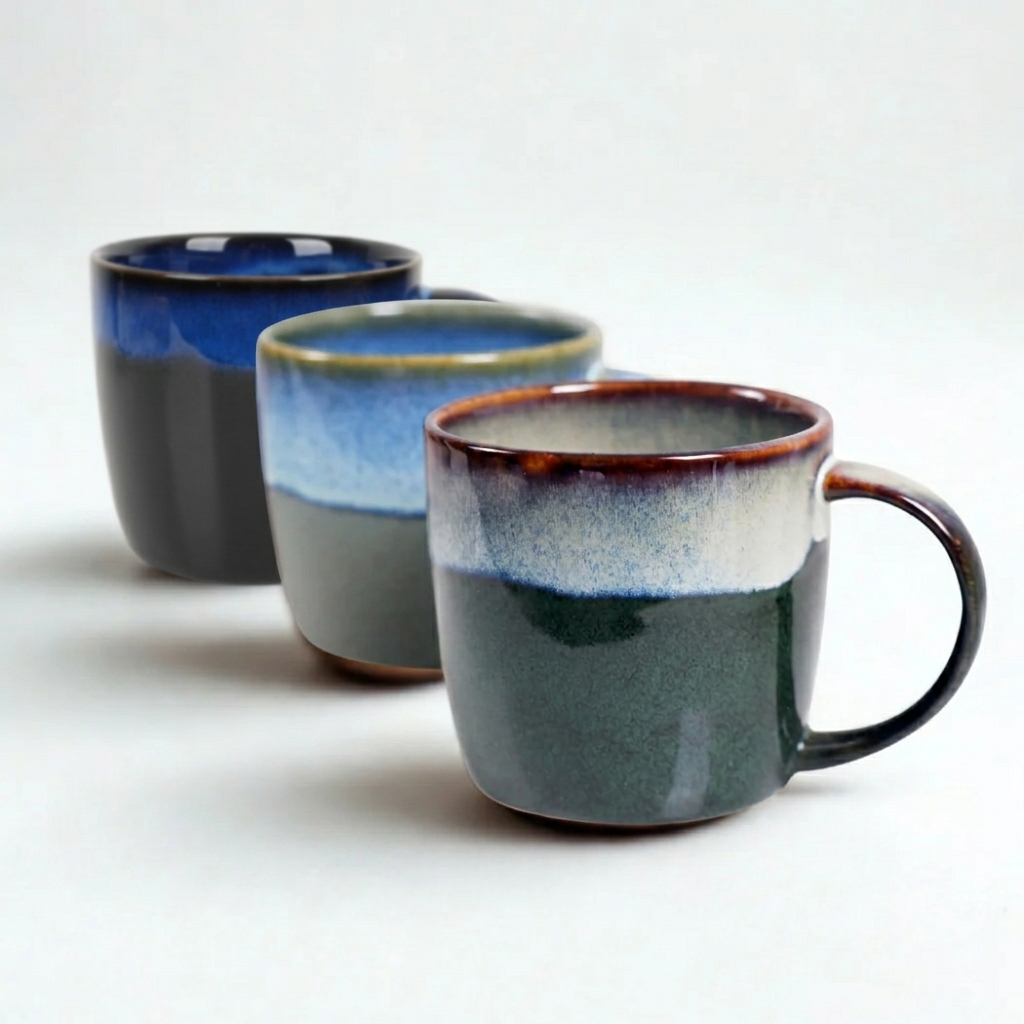 Handmade Coffee Mug 350ml - Set of 6
